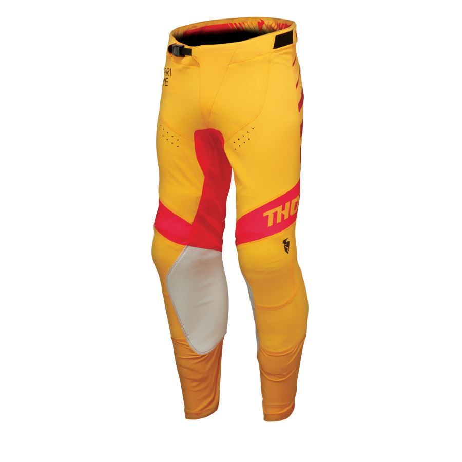 Thor Prime Analog Lemon Red Motocross Pants CLEARANCE